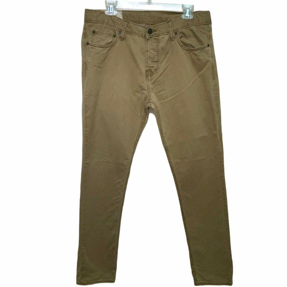 Hollister Men's 34x34 Authentic KHAKI Denim Jeans